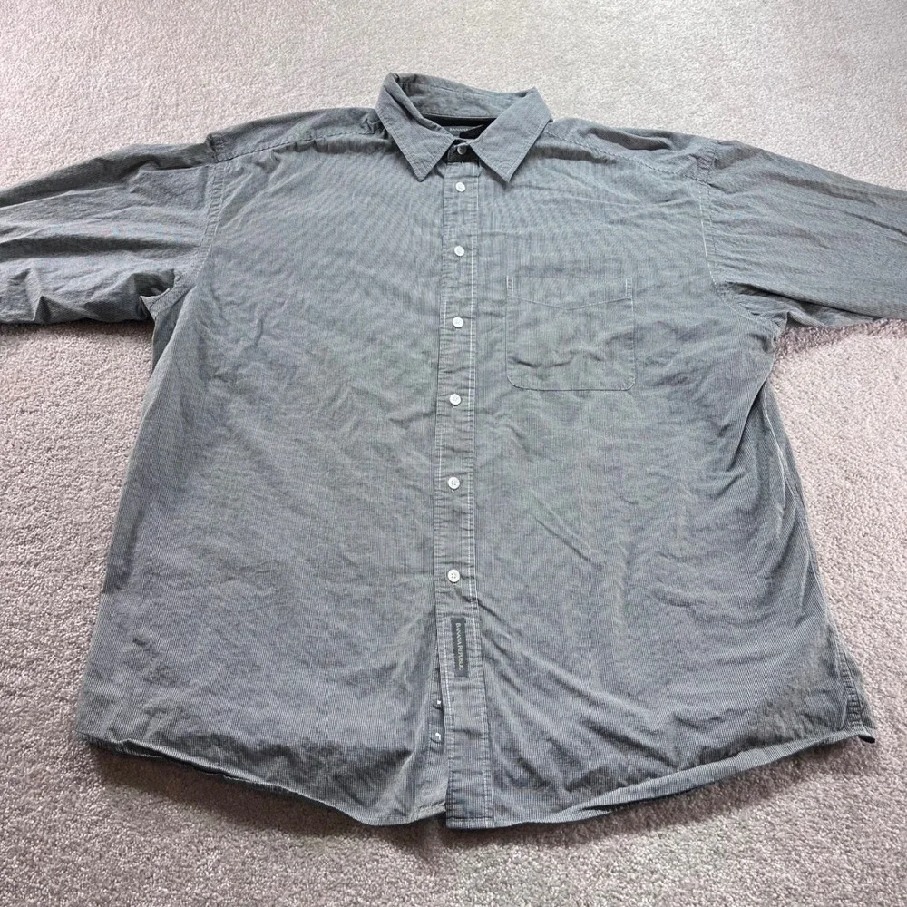 Banana Republic Shirt Mens XL Multicolor‎ Gingham Cotton Long Sleeve Button Up